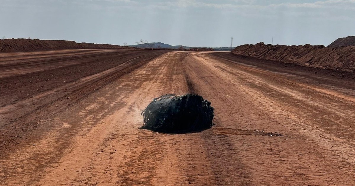 Large chunk of suspected space debris found in Australian desert