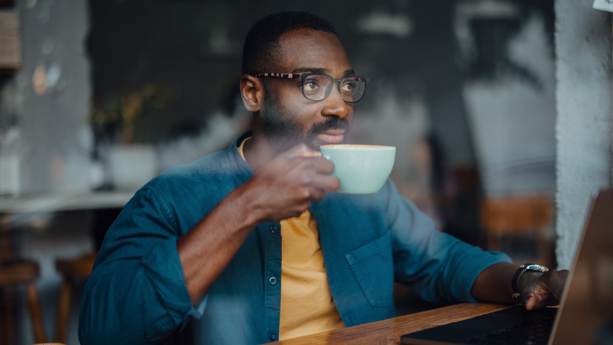 Why a cup of cocoa has health benefits for desk-bound men