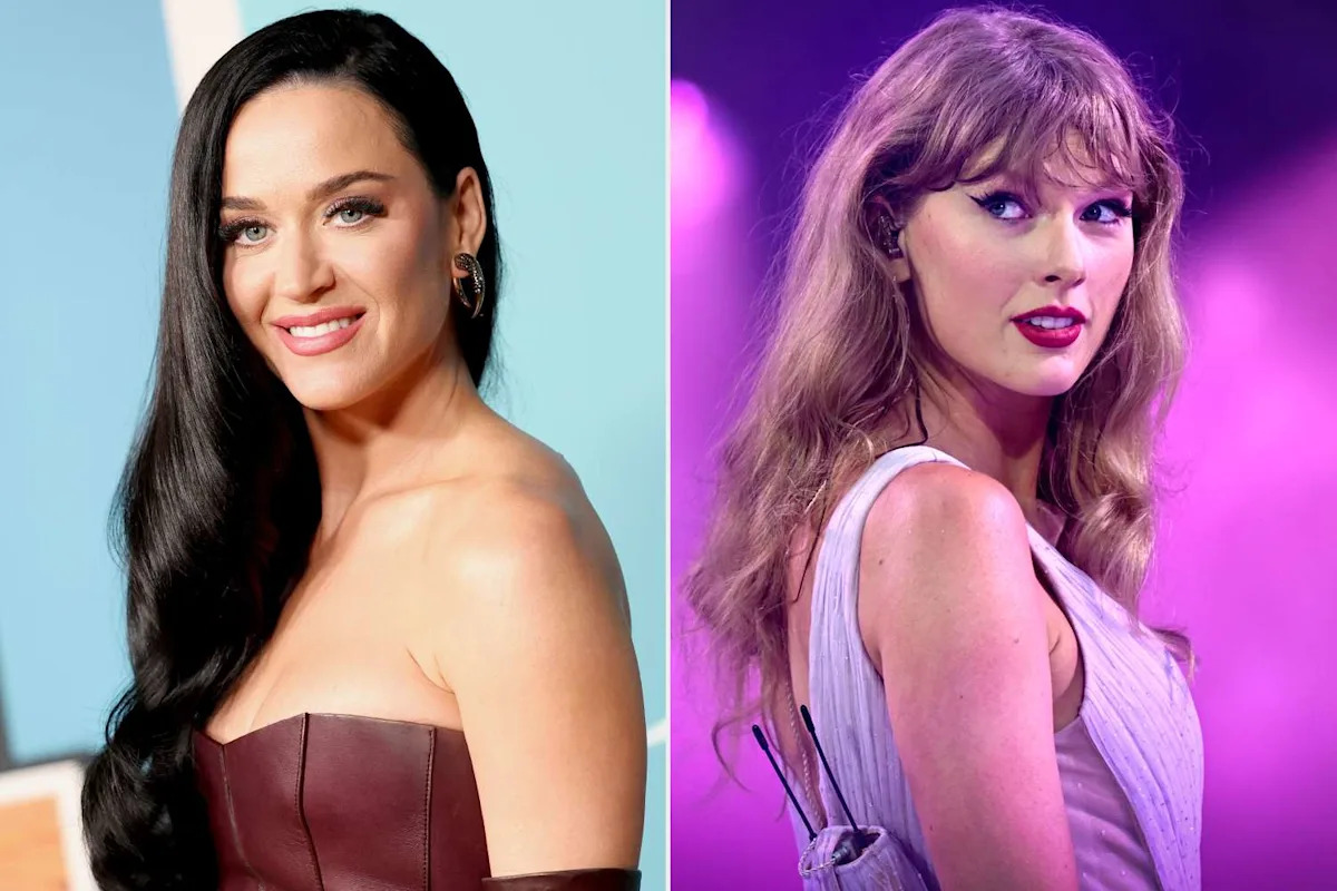 Katy Perry Is Tuned into Former-Foe-Turned-Friend Taylor Swift's New Album — Here's What Song She's Streaming