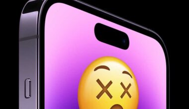 iPhone with dizzy face dead emoji