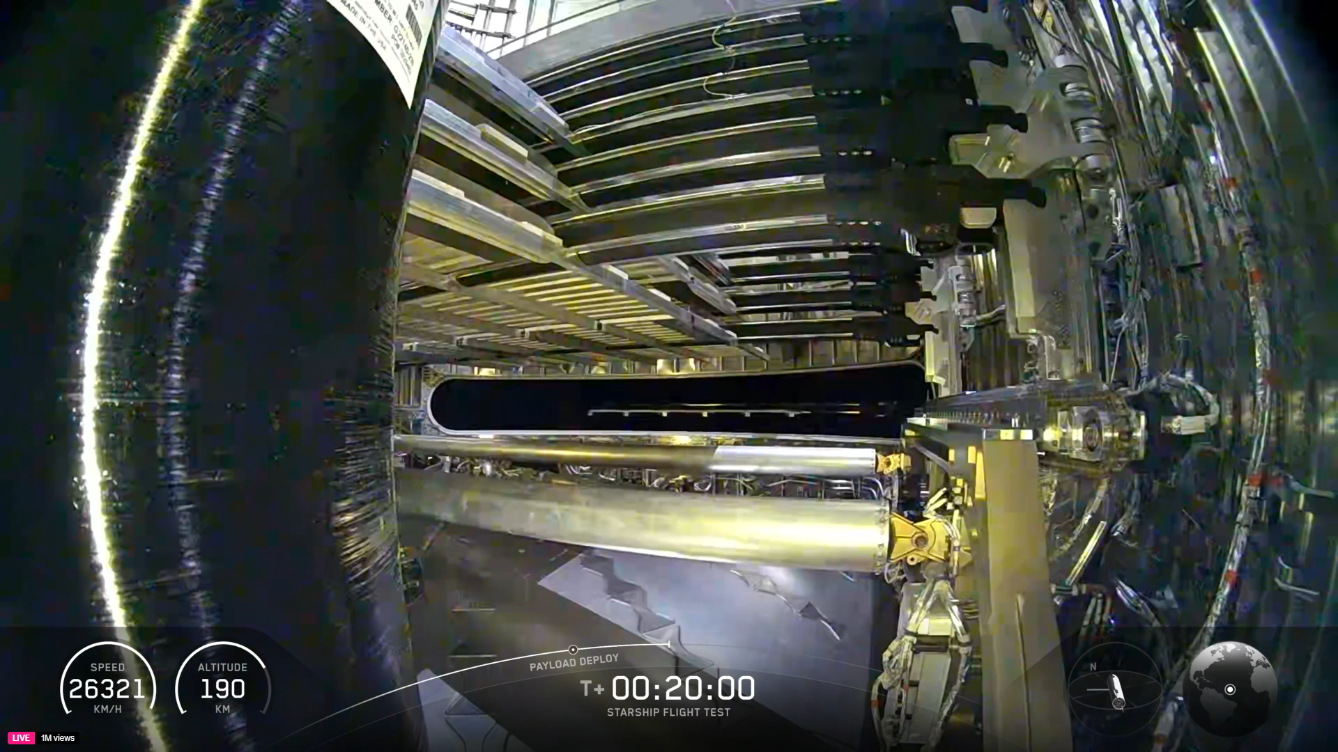 Starship Flight 11 Starlink deployment