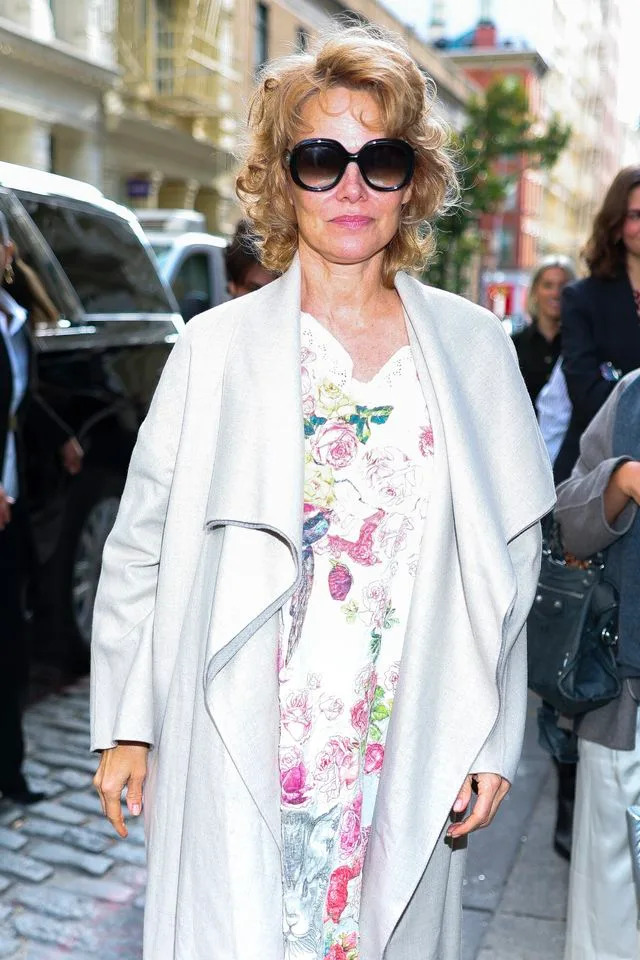 Getty Pamela Anderson at the Sonsie pop-up on October 24