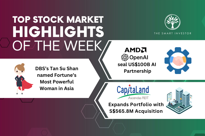 Advanced Micro Devices, DBS Group and CapitaLand Ascendas REIT