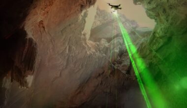 Catching a ride on a drone, OrganiCam could swoop into lava-tube caves on Mars to search for organic molecules marked by the tell-tale signature of life.