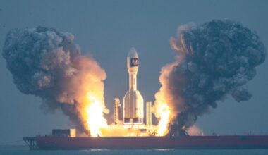 Private firm launches world's mightiest solid-fueled rocket