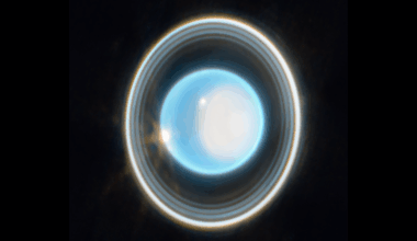 Image of Uranus and its rings from JWST. Credit - NASA