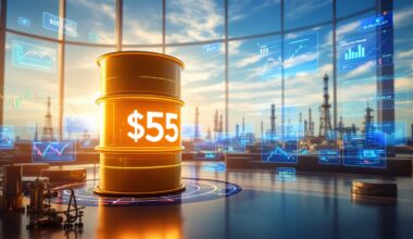 WTI crude oil retest at $55.