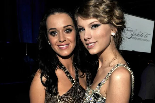 Getty Katy Perry and Taylor Swift in Beverly Hills in January 2010