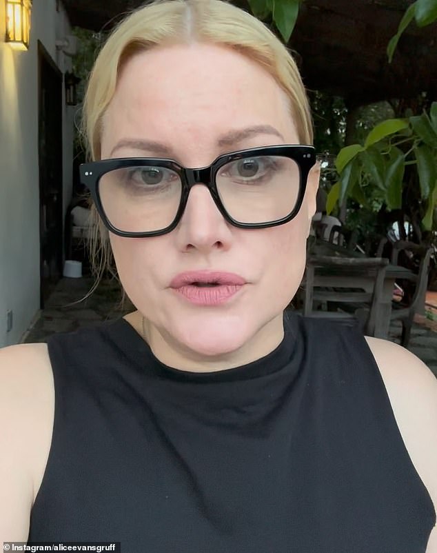 In February, Alice Evans said she was being evicted from her LA home after being 'unable to pay her rent'