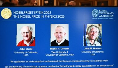 Trio win Nobel prize for revealing quantum physics in action