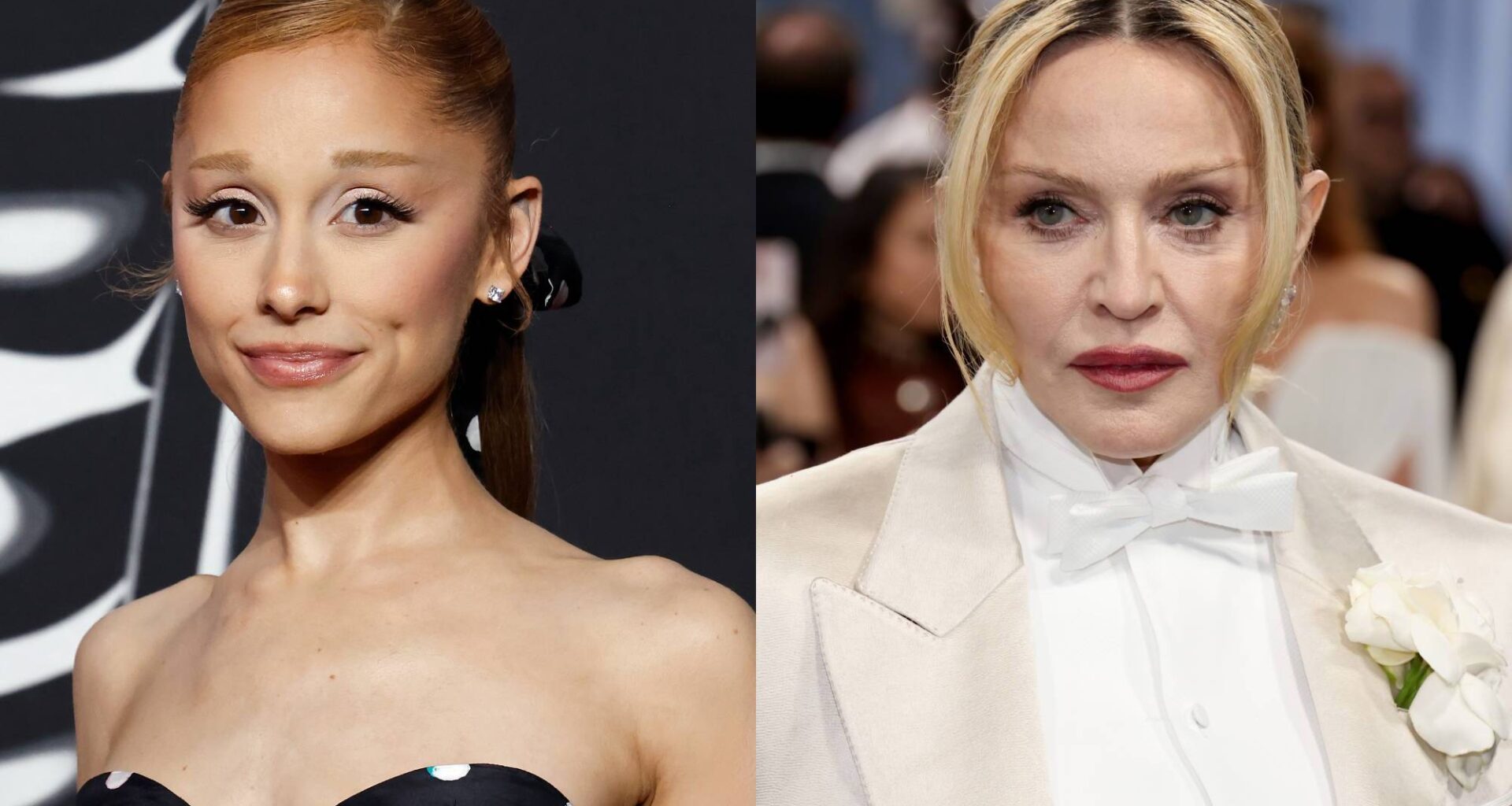 Ariana Grande says Madonna gave her a "warm welcome" at the beginning of her career