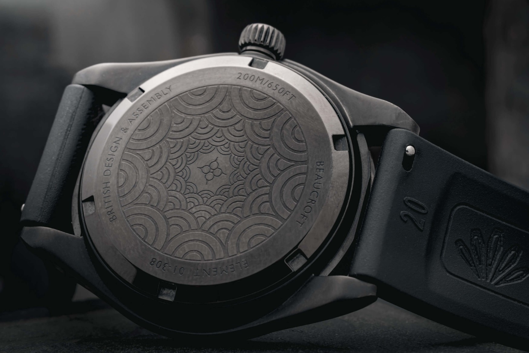 BEAUCROFT ELEMENT REBEL BLACK CASEBACK