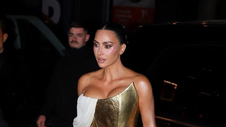 Kim Kardashian’s Birthday Suit Is Gold Archival Givenchy Couture - Vogue