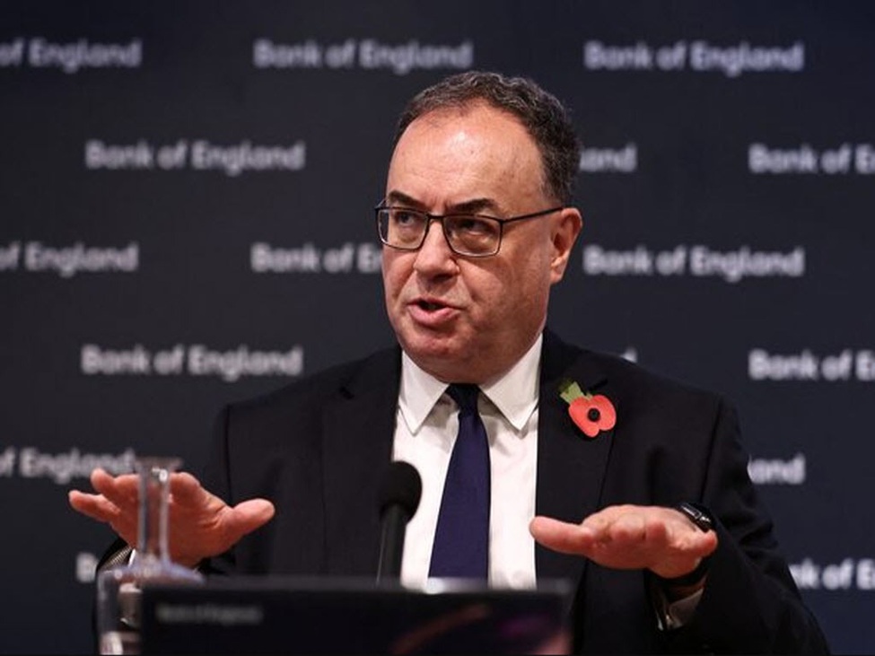 BOE's Bailey: Today's labour market data back my view of softening
