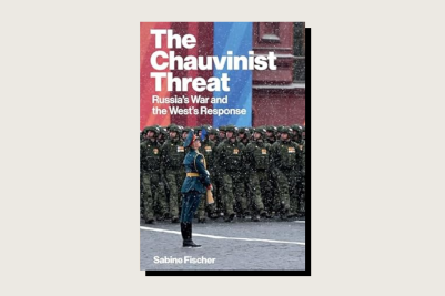 The book cover for The Chauvinist Threat.