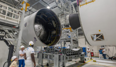 Connecting Ariane 6 stages