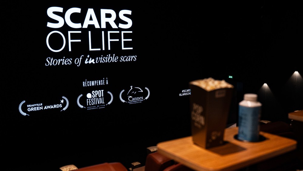 La Roche-Posay's 'Scars of Life' documentary was screened in Paris prior to World Mental Health Day.