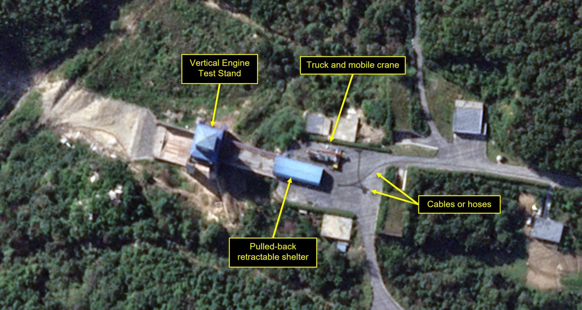 Sohae Satellite Launching Station: Signs of Engine Testing