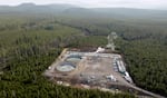 Aerial shot of Mazama Energy’s pad 29 on September 9, 2025. The company along with its partners are digging deep to harness heat from hot rocks in hopes to generate enough energy to someday power homes.