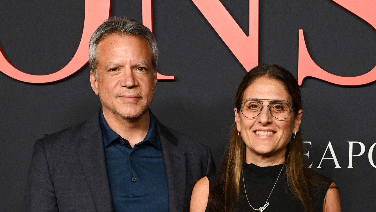 Michael De Luca, Pamela Abdy at the Weapons World Premiere held at The United Theater on Broadway on July 31, 2025 in Los Angeles, California.