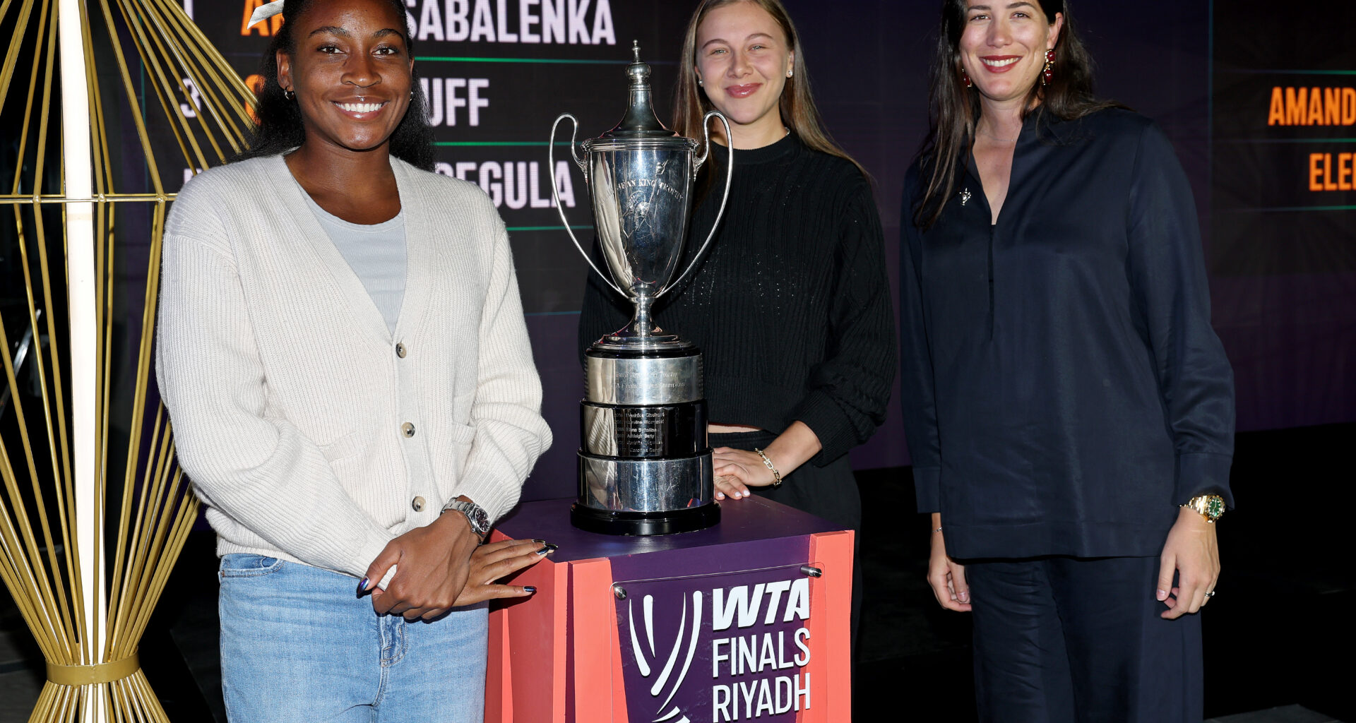 WTA announces group-stage draws for WTA Finals in Riyadh