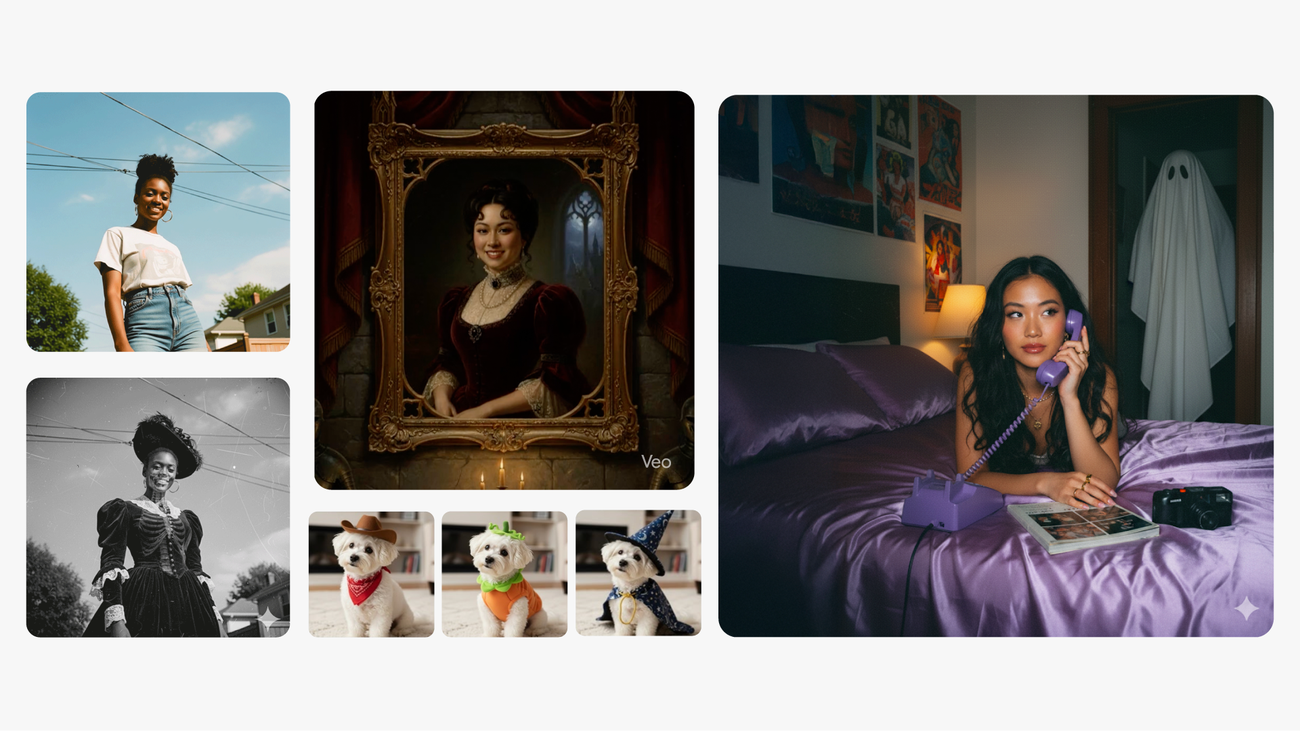 Use Gemini, Veo 3, Nano Banana and other AI tools for Halloween image fun