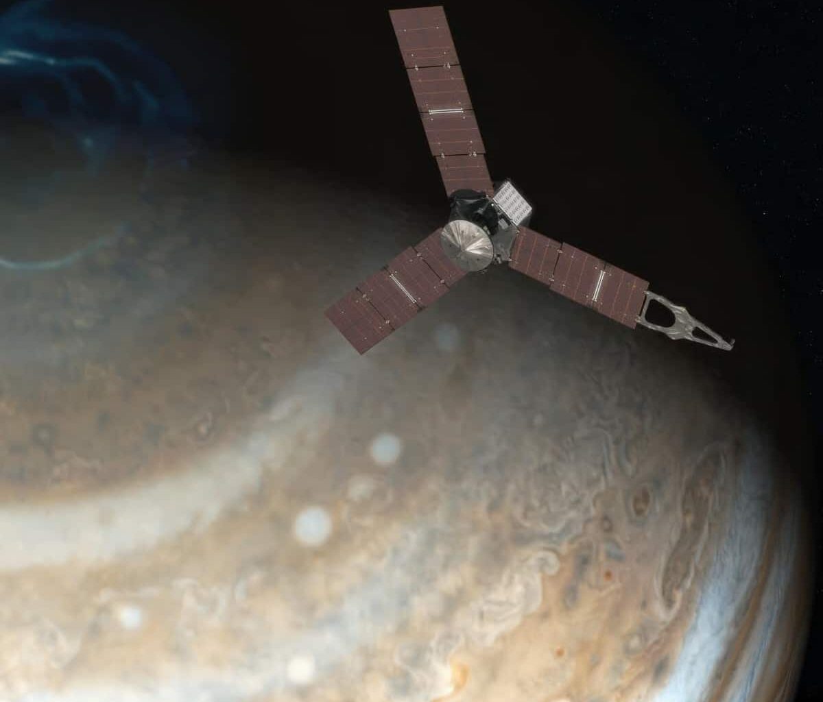 Juno_JupiterNorthPole