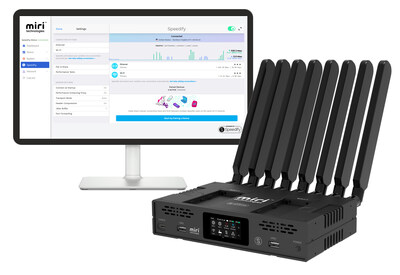 Miri Technologies' new miriOS platform provides a robust foundation for reliable internet connectivity on network routers, while flagship Miri X510 router gains new operating modes and performance enhancements Miri Technologies' new miriOS platform provides a robust foundation for reliable internet connectivity on network routers, while flagship Miri X510 router gains new operating modes and performance enhancements