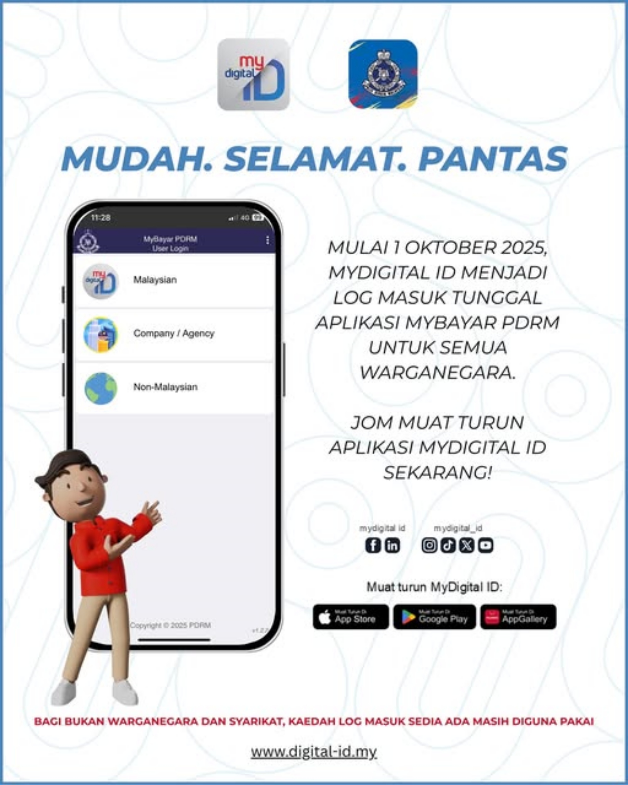 MyBayar PDRM MyDigital ID