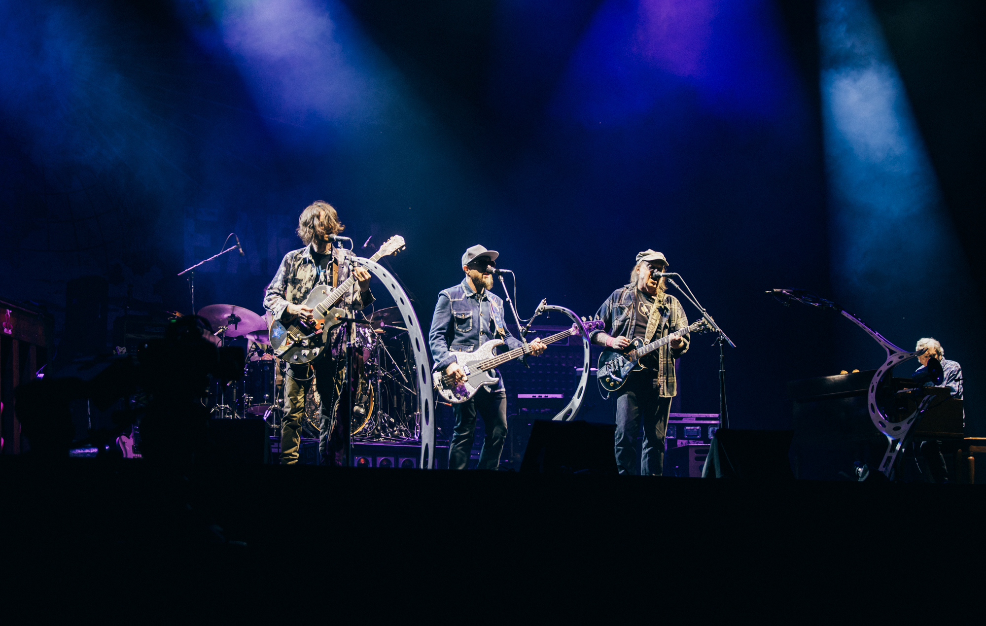 Neil Young live at Glastonbury 2025, photo by Derek Bremner
