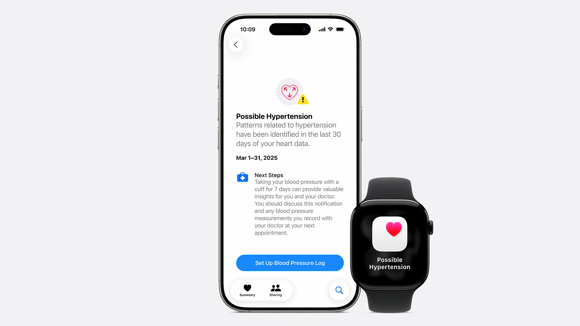 Hypertension detection on an iPhone and Apple Watch