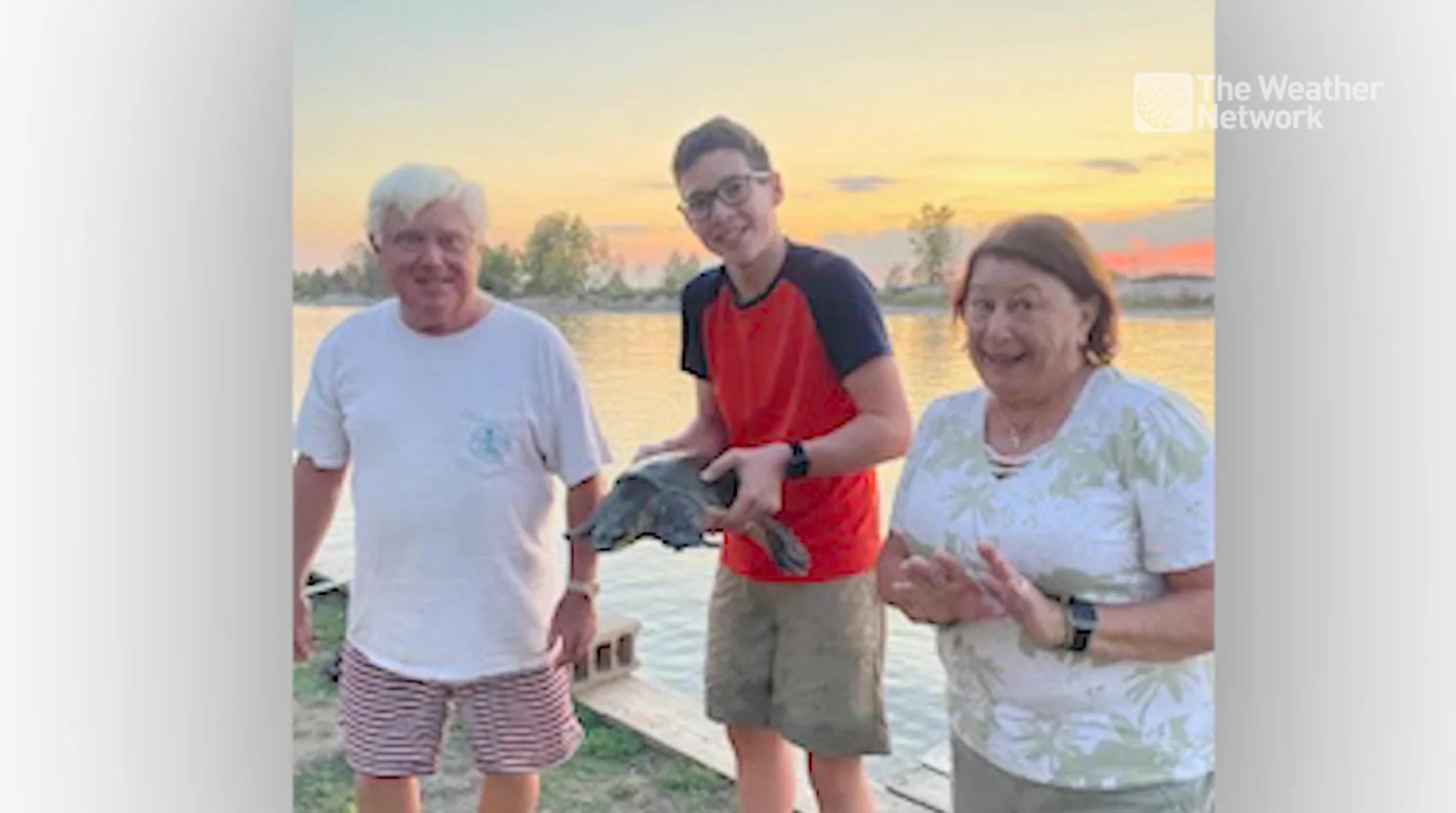 The Weather Network: Rick and Heather Kennedy first spotted the endangered turtle on Wasaga Beach