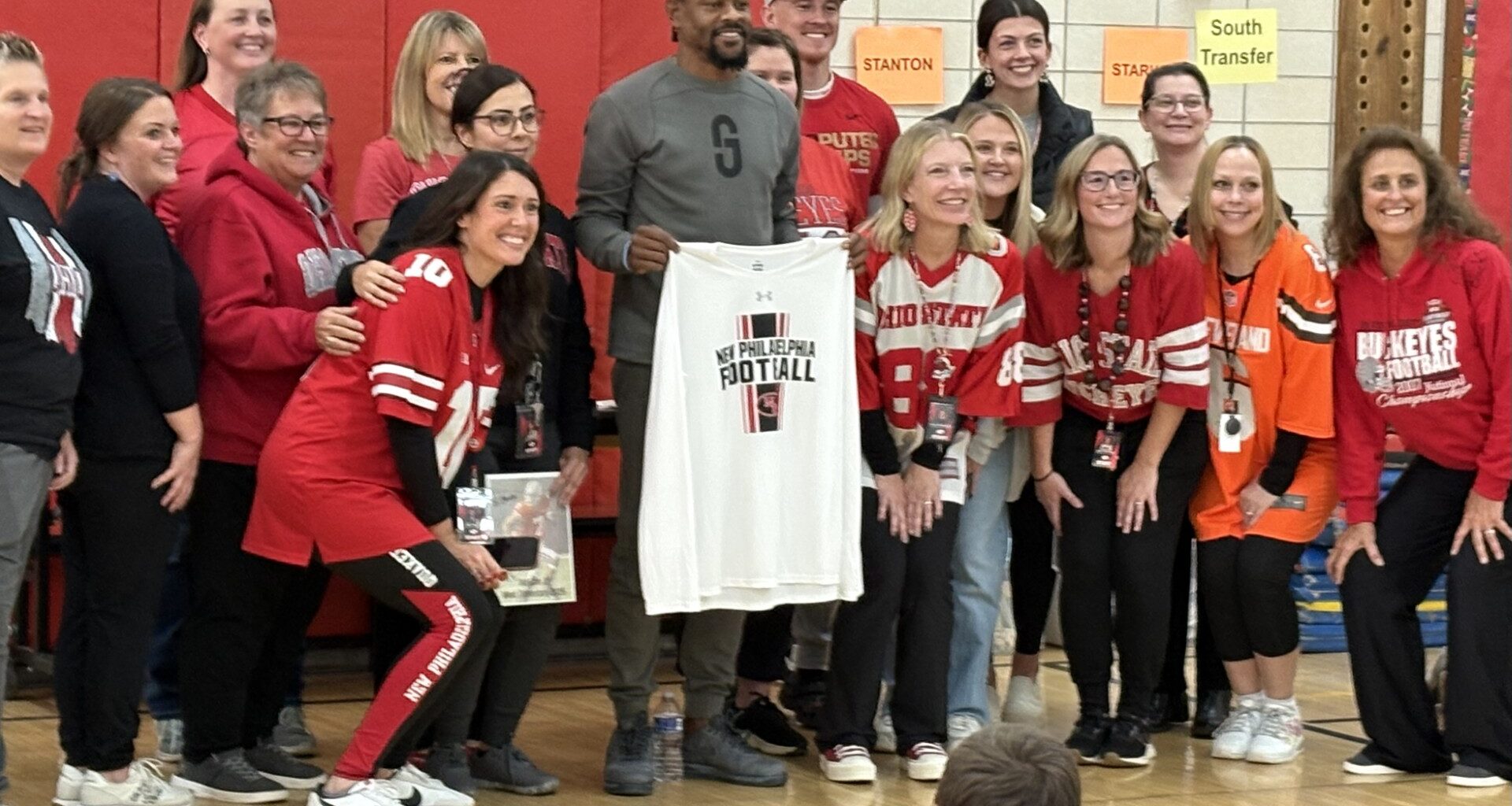 Former Buckeye visits West Elementary to promote Lt. Gov’s fitness challenge