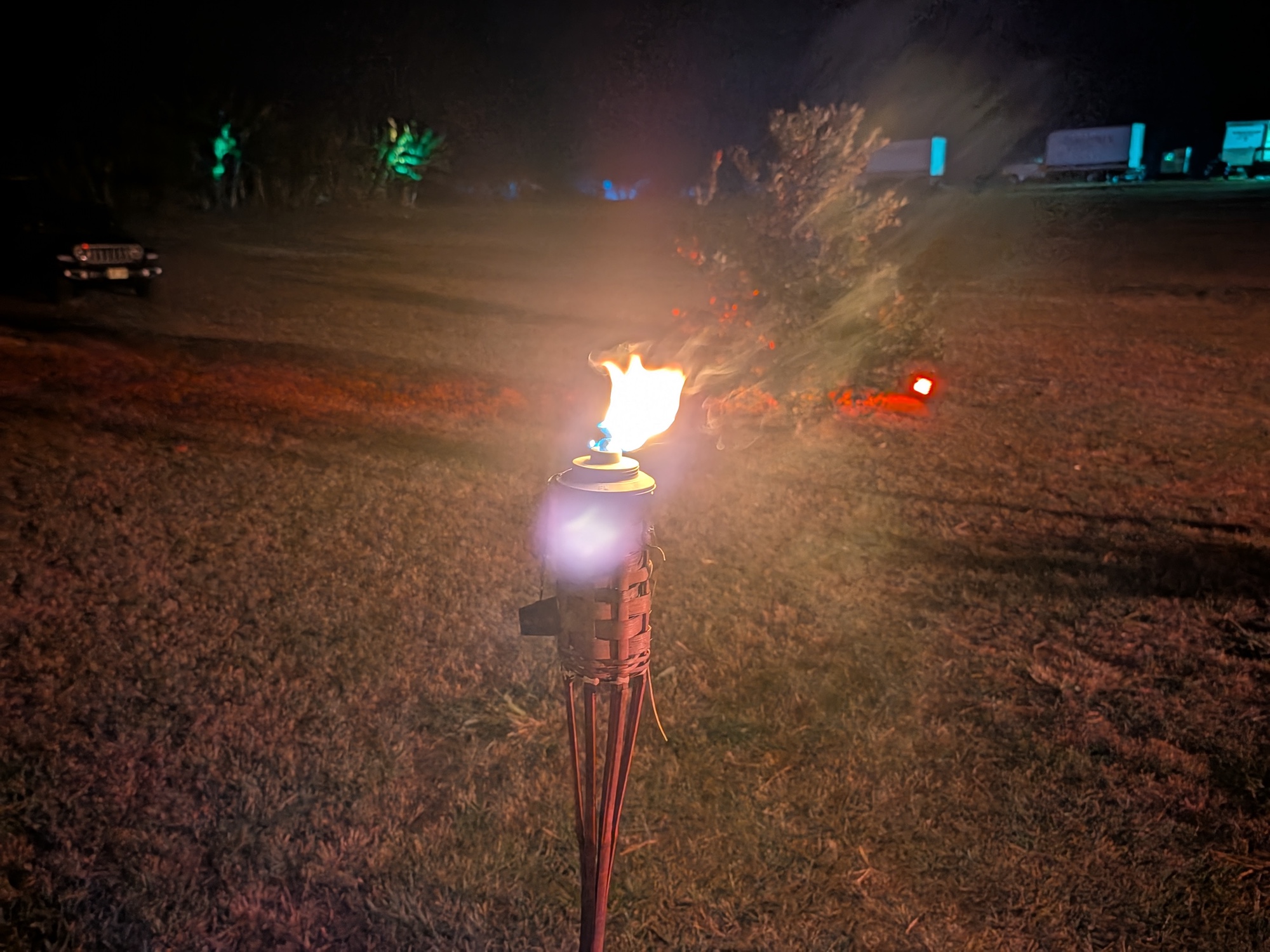 Torch at night by Pixel 10 Pro