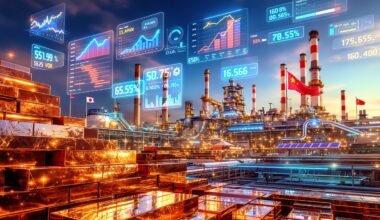 Futuristic factory illustrating sustainable copper processing fees.