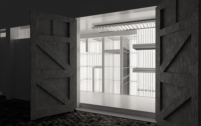 alexandre de betak unveils london atelier alongside evolving light installation