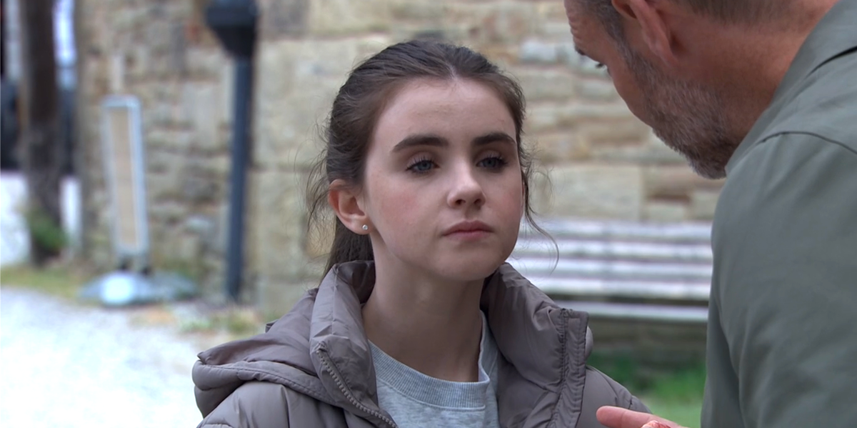 Emmerdale's April lashes out in horror after being forced into terrifying situation