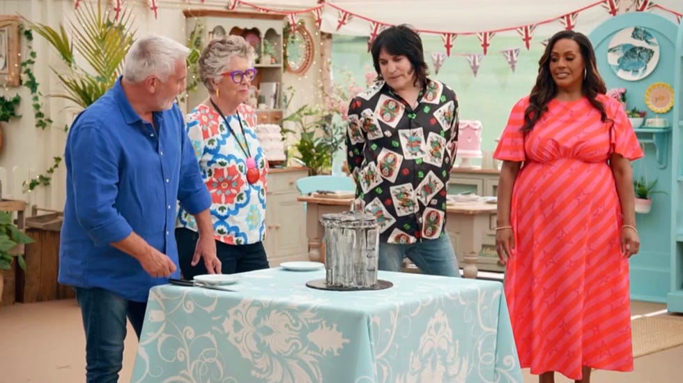 bake off contestant iain references iconic bin gate with his showstopper