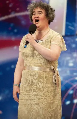 Ken McKay/Shutterstock Susan Boyle on 'Britain's Got Talent' in April 2009