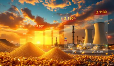 Uranium market supply shortfall visualized with graphs.