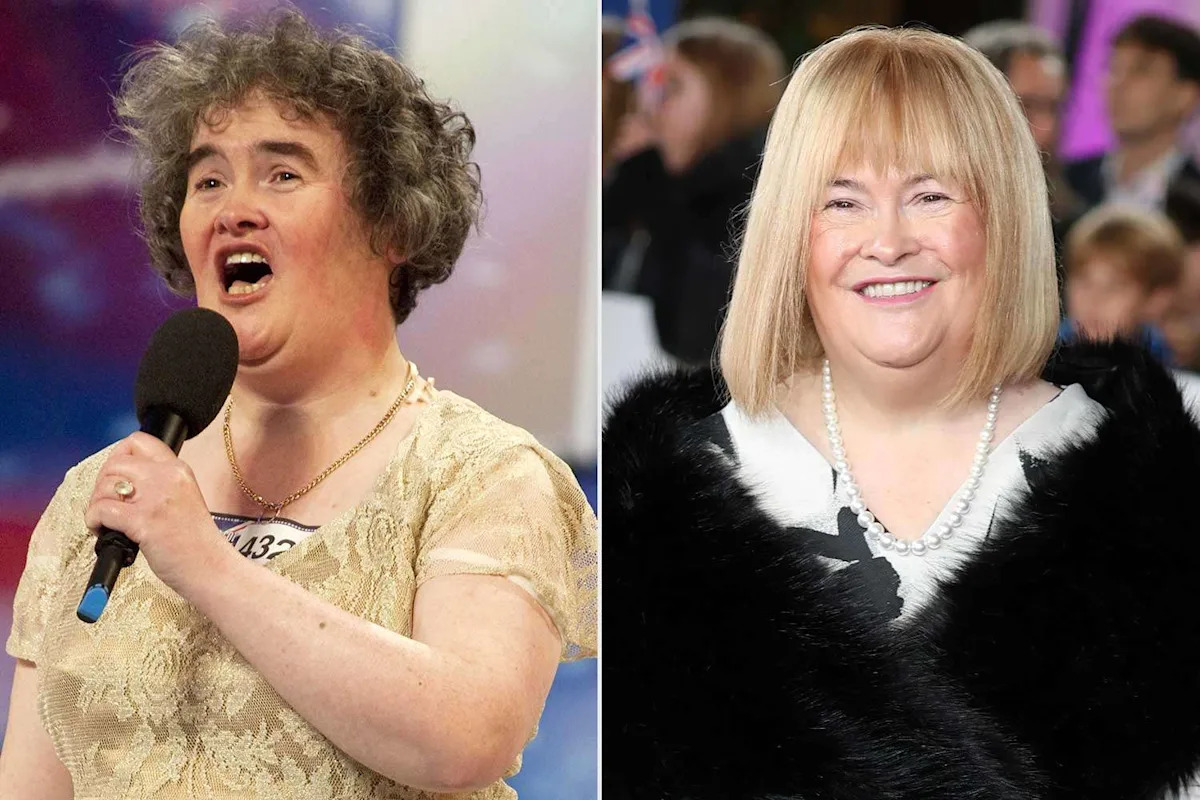 Susan Boyle Is Unrecognizable with New Glam Look and Blonde Hair on the Red Carpet