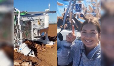 Woman Surprised When Large Chunk of NASA Equipment Crashes Down From Sky