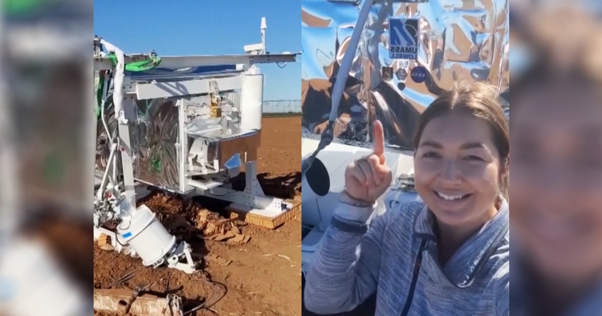 Woman Surprised When Large Chunk of NASA Equipment Crashes Down From Sky