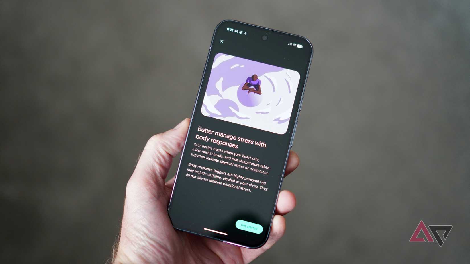 The Body Response feature in the Fitbit app
