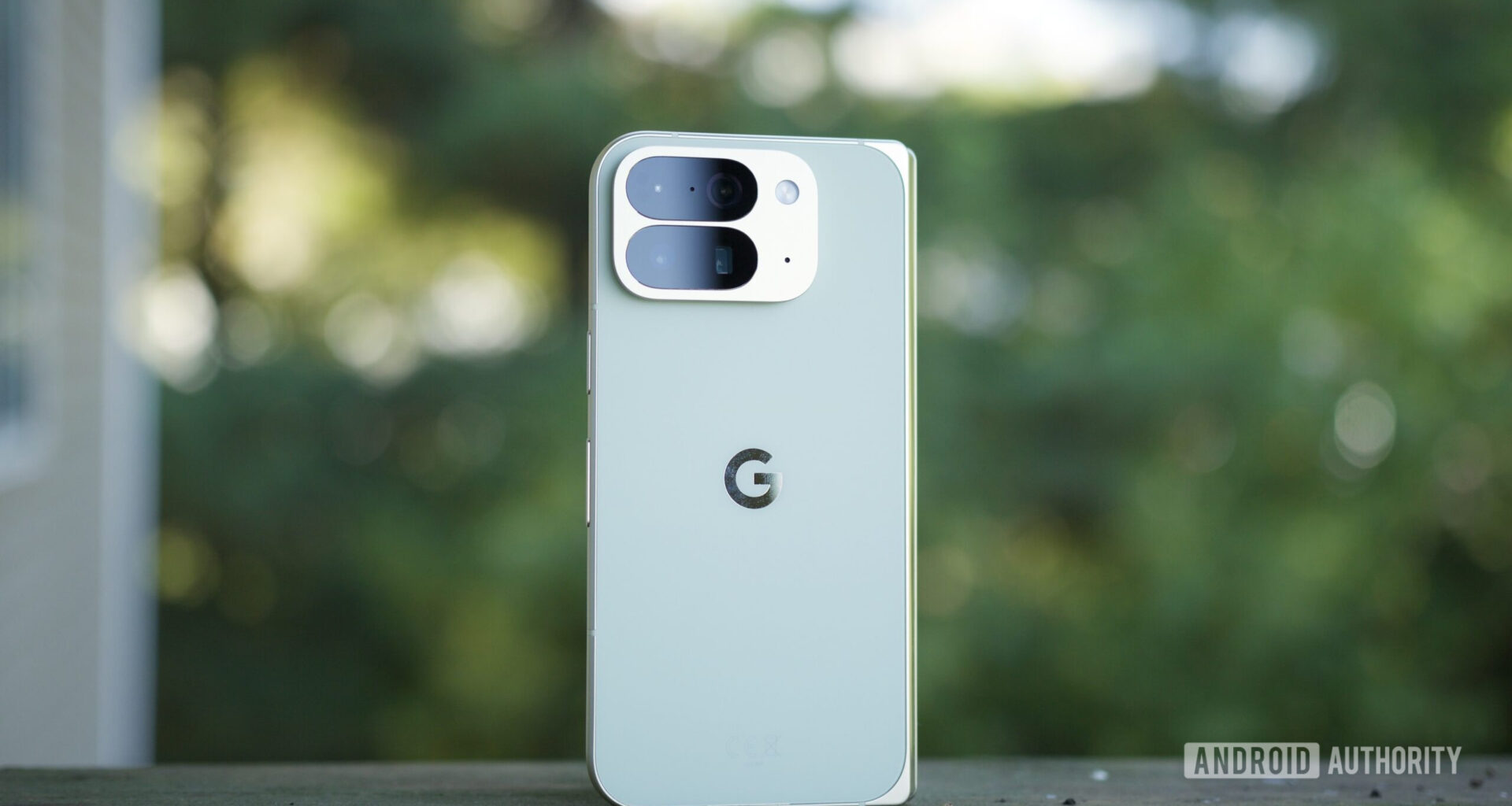 The back of the Google Pixel 10 Pro Fold.