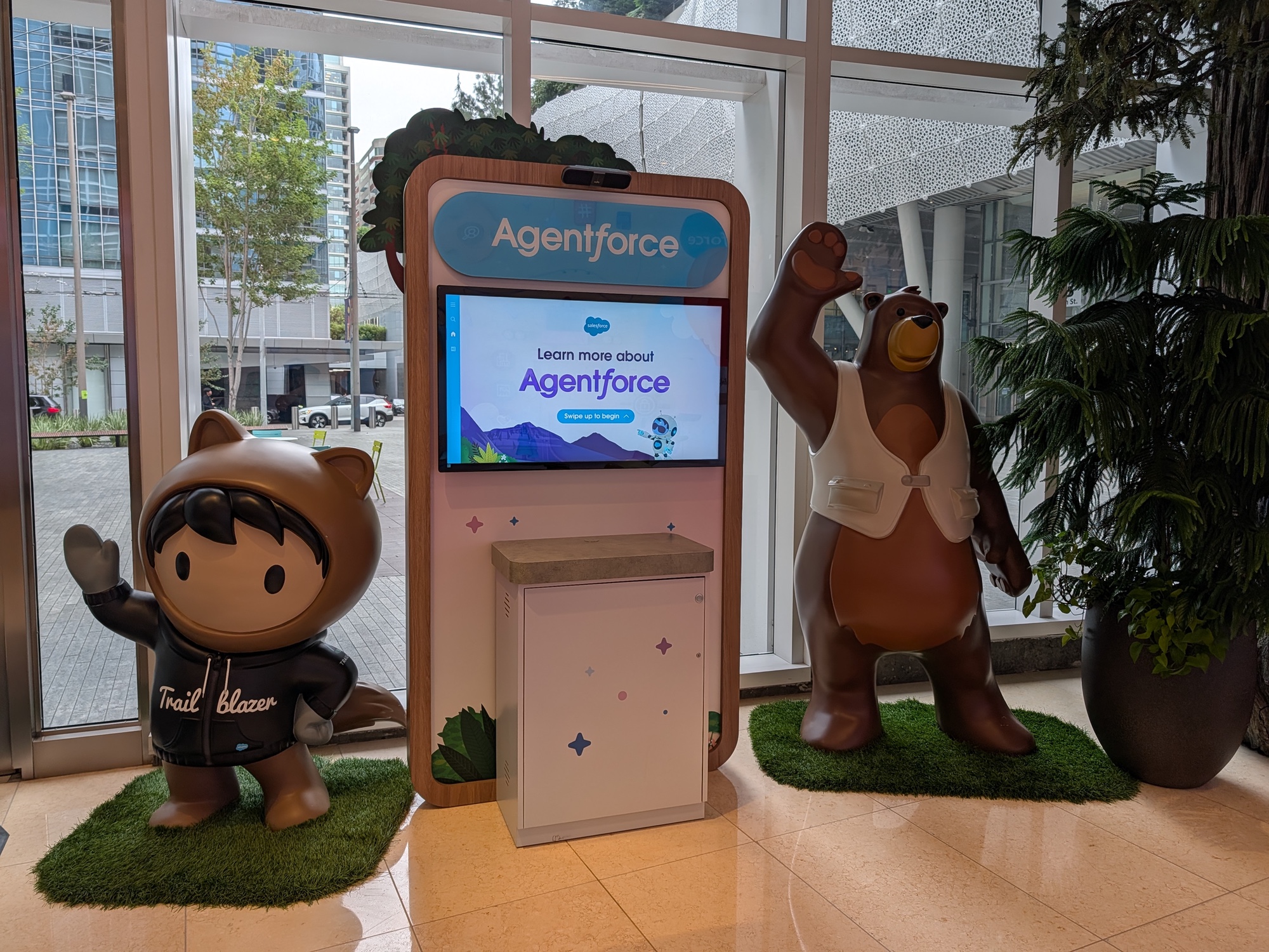 Salesforce mascots shot by Pixel 10 Pro
