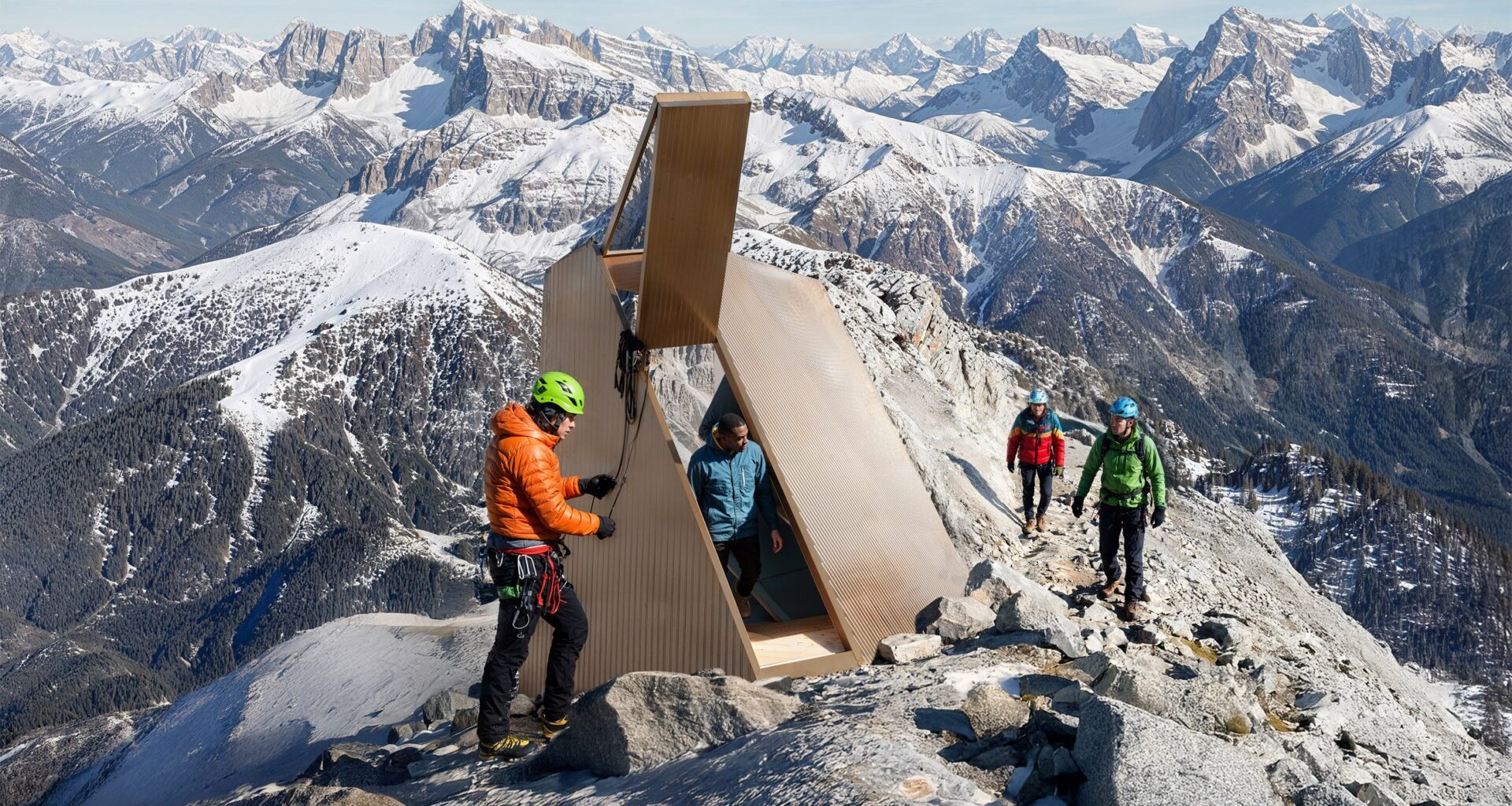 Carlo Ratti Associati designs Alpine bivouac for 2026 Winter Games