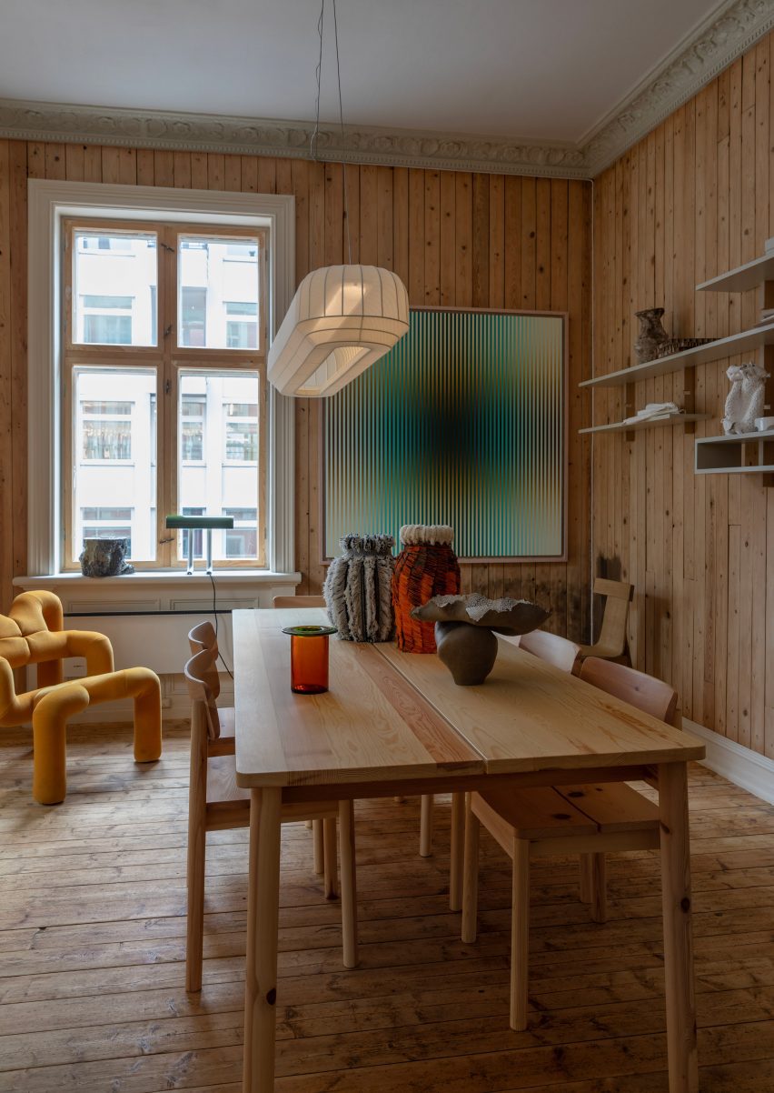 Dining room in Hos Paul exhibition