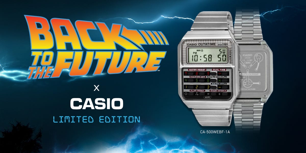 Great Scott! Casio’s £115 Limited-Edition 'Back to the Future' Watch Takes You Straight Back to 1985
