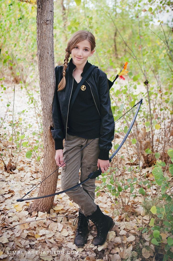 book character costumes katniss